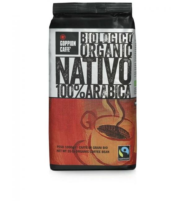 Кофе зерновой Goppion Caffe Nativo Bio Organic 1кг