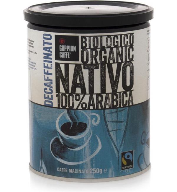 Кофе молотый Goppion Caffe Decaffeinato Bar 250г