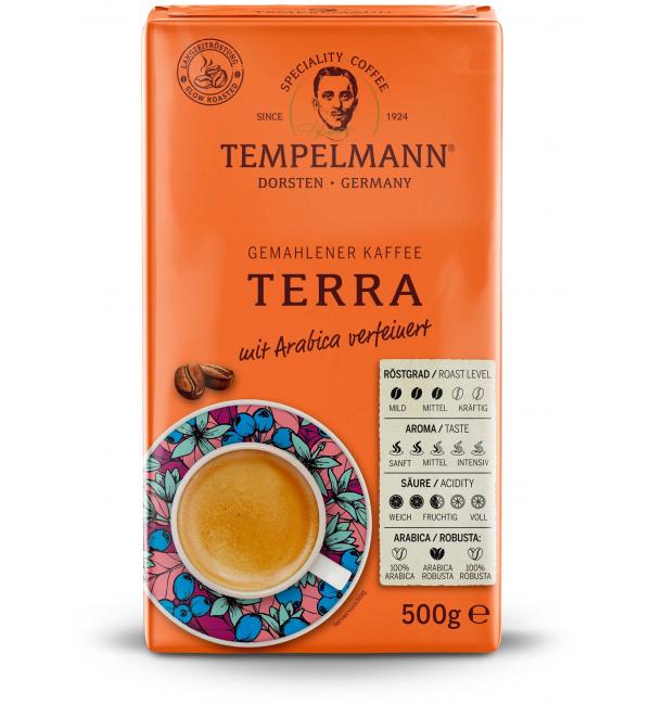 Кофе молотый Tempelmann Terra 500г