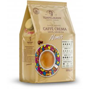 Кофе зерновой Tempelmann Nomos Caffe Crema 100% Arabica 500г