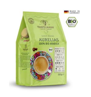 Кофе зерновой Tempelmann Aurelias 100% Bio Arabica 500г