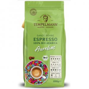 Кофе зерновой Tempelmann Aurelias Espresso 100% Bio Arabica 1кг