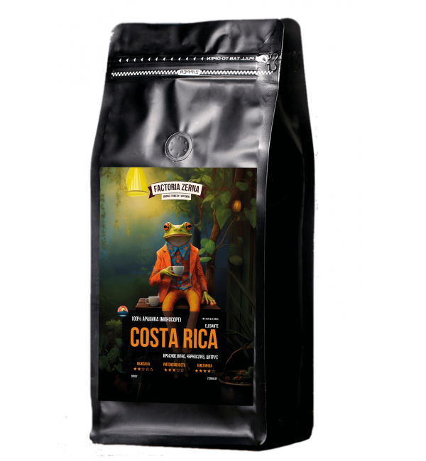 Кофе зерновой Zerna Costa Rica Elegante 500г