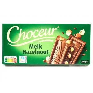Шоколад Choceur Milk Hazelnut 200г