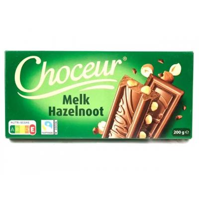 Шоколад Choceur Milk Hazelnut 200г