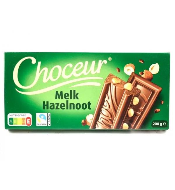 Шоколад Choceur Milk Hazelnut 200г