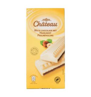 Шоколад Chateau Witte Chocolade Hazelnoot Pralinevulling 200г