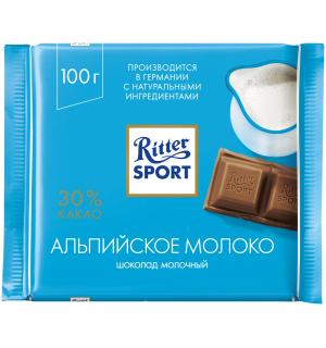 Шоколад Ritter Sport Альпийское молоко 100г