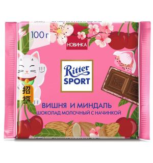 Шоколад Ritter Sport Вишня и миндаль 100г