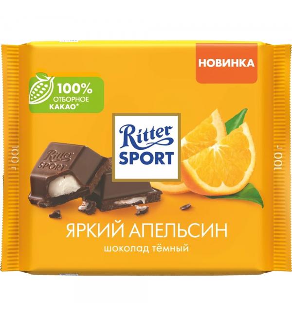 Шоколад Ritter Sport Яркий апельсин 100г