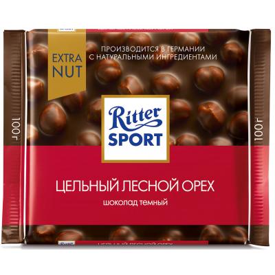 Шоколад Ritter Sport Цельный лесной орех 100г