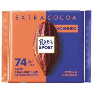 Шоколад Ritter Sport Вкус из Перу  74% какао 100г