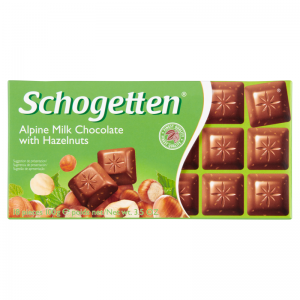 Шоколад Schogetten With Hazelnuts 100г