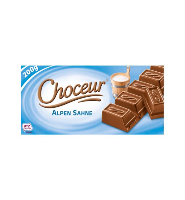 Шоколад Choceur Alpen Sahne 200г