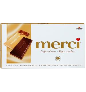 Шоколад MERCI кофейный 100г
