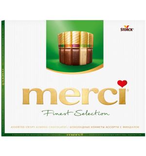 Шоколад MERCI Finest Selection миндальный 250г