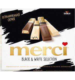Шоколад MERCI Black and White Collection 240г