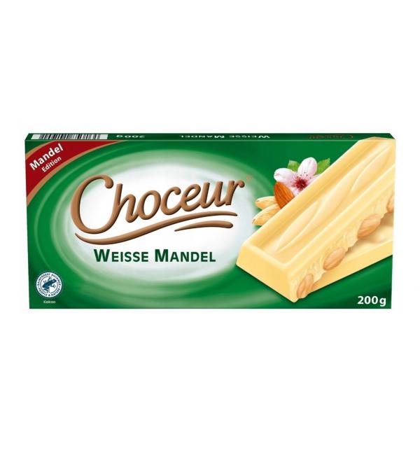 Шоколад Choceur Weisse Mandel 200г