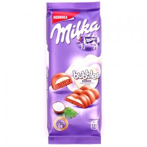 Шоколад Milka Bubbles Кокос 97г