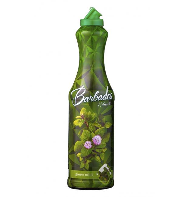 Сироп ТМ BARBADOS Green Mint 1л