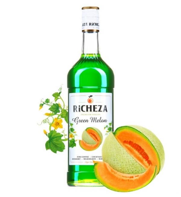 Сироп RiCHEZA Зелёная Дыня 1л