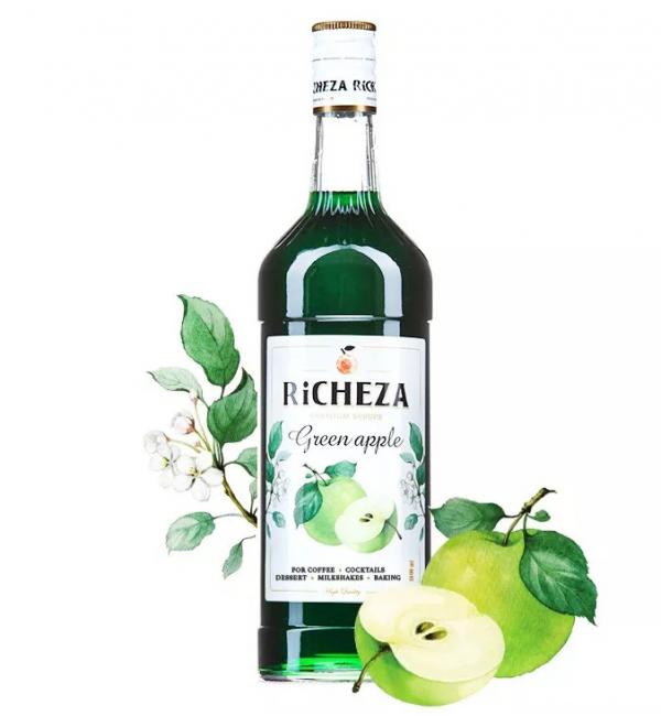 Сироп RiCHEZA Зеленое яблоко 1л