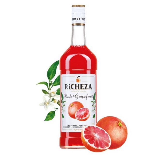 Сироп RiCHEZA Розовый Грейпфут 1л