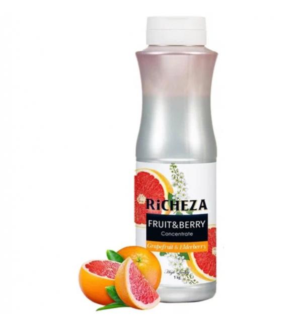 Пюре RiCHEZA Грейпфрут-Бузина 1кг