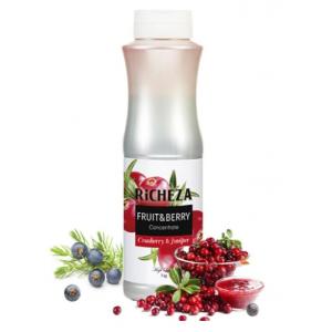 Пюре RiCHEZA Клюква-Можжевельник 1кг