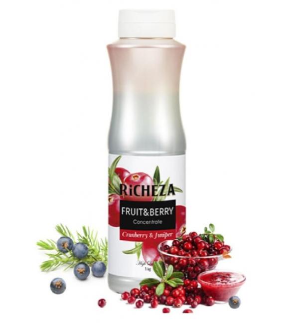 Пюре RiCHEZA Клюква-Можжевельник 1кг