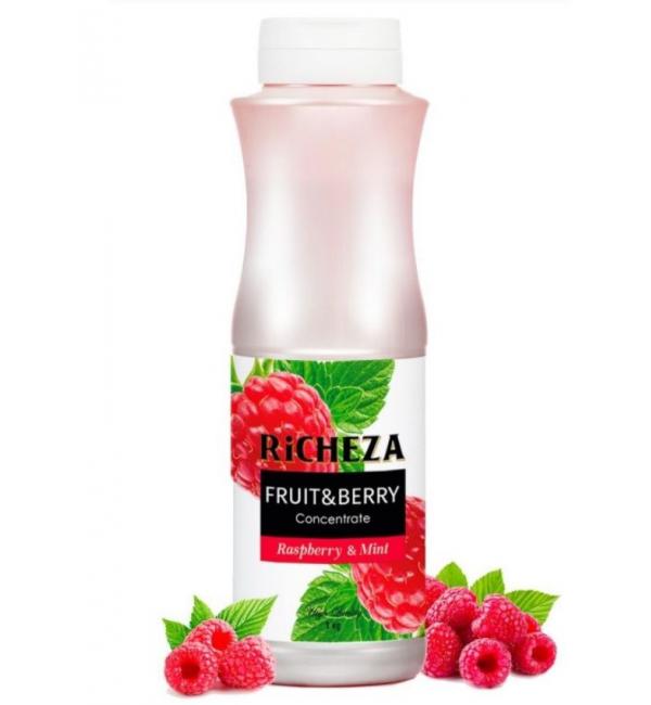 Пюре RiCHEZA Малина-Мята 1кг