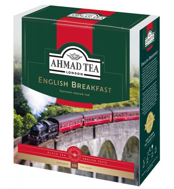 Чай черный Ahmad English Breakfast 200г (100 пак.)