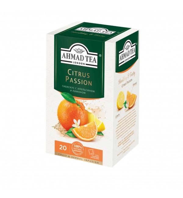 Чай Красный Ahmad Tea Citrus Passion 40г (20 пак.)
