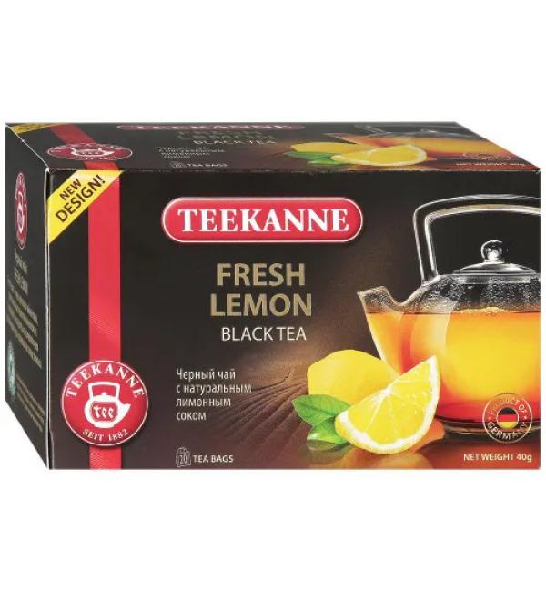 Чай черный Teekanne Fresh Lemon 40г (20 пак.)