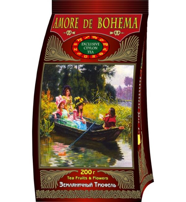 Чай зеленый Amore De Bohema Земляничный трюфель 200г