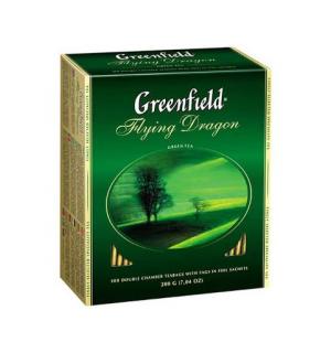 Чай зеленый Greenfield Flying Dragon 200г (100 пак.)
