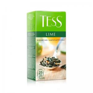 Чай зеленый Tess Lime 37,5г (25 пак.)