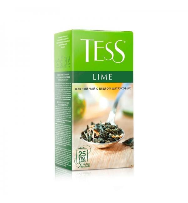 Чай зеленый Tess Lime 37,5г (25 пак.)