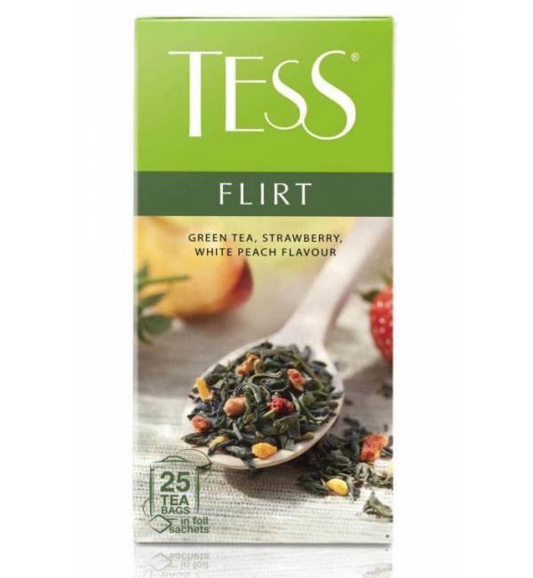 Чай зеленый Tess Flirt 37,5г (25 пак.)