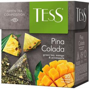 Чай зеленый Tess Pina Colada 36г (20 пак.)