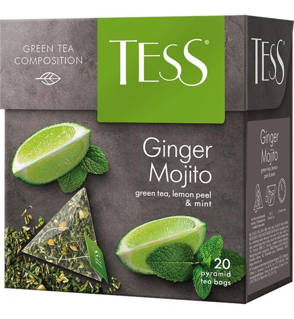 Чай зеленый Tess Ginger Mojito 36г (20 пак.)