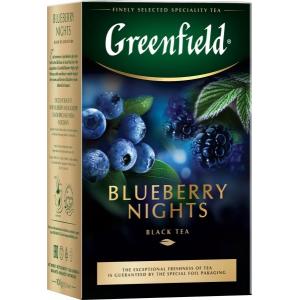 Чай черный Greenfield Blueberry Nights 100г