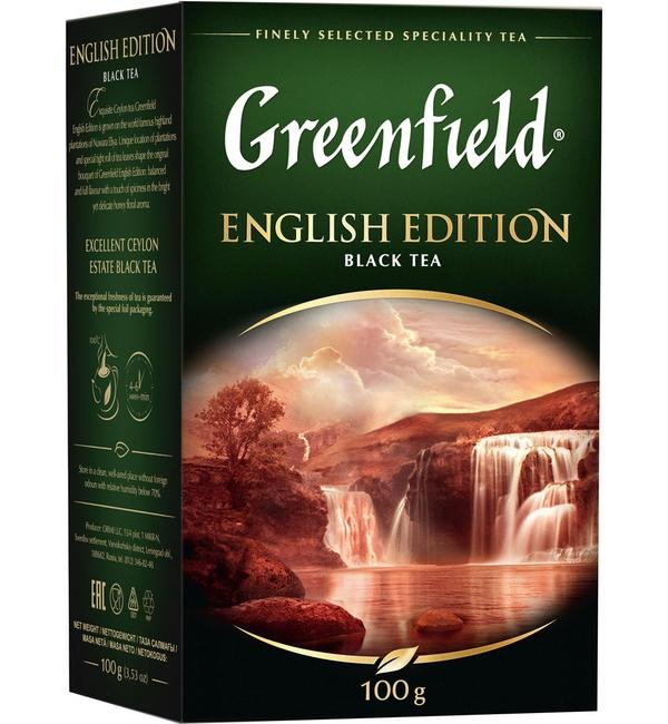 Чай черный Greenfield English Edition 100г
