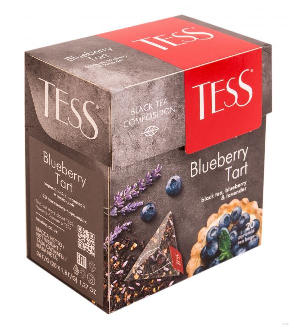 Чай черный Tess Blueberry Tart 36г (20 пак.)
