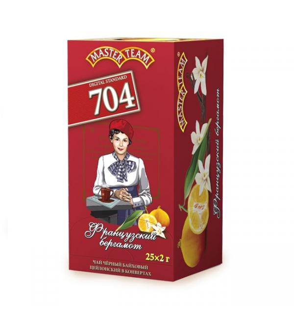 Чай черный Мастер Тим Стандарт 704 Земляника 50г (25 пак.)