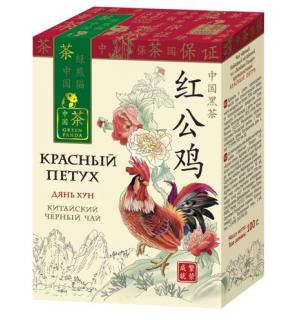 Чай черный Green Panda Красный Петух 100г
