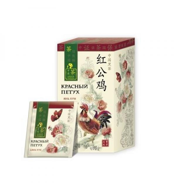 Чай черный Green Panda Красный Петух 50г (25 пак.)