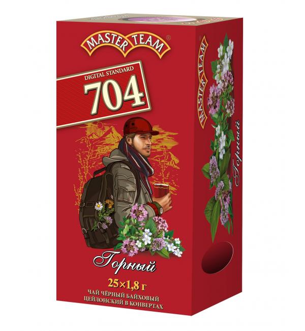 Чай черный Мастер Тим Стандарт 704 Горный 40г (25 пак.)