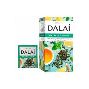 Чай зеленый Dalai Melissa Lemon 45г (25пак.)