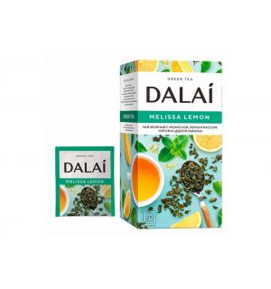 Чай зеленый Dalai Melissa Lemon 45г (25пак.)